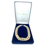 Camrose & Kross Jacqueline Kennedy double strand faux pearls