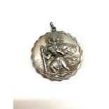 Large Georg Jensen st Christopher medal