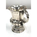 Victorian silver christening mug by George unite Birmingham silver hallmarks