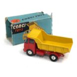 Corgi toys E,R.F Model 64g earth dumper box missing flaps