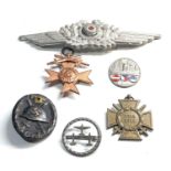 6 German /Bavarian medals & badges