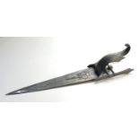 Early Indian steel hooded Katar dagger