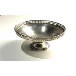 Silver sweet bowl Birmingham silver hallmarks weight 53g