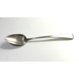 George 111 silver basting spoon london 1789 by Dunkan Urquhart Naphtali Hart measures approx 30.5 cm