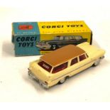 Corgi toys 219 Plymouth sports suburban station wagon box flap torn