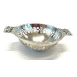 Silver hallmarked nut dish Birmingham silver hallmarks