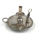 Victorian silver table lighter London silver hallmarks weight 198g