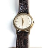 9ct J.W.Benson presentation gents wristwatch