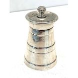 Silver pepper grinder Birmingham silver hallmarks