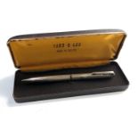 Boxed silver yard 0 lead pen