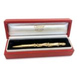 Rare Vintage 14ct solid gold 585 Cartier Bamboo pencil in original box hallmarked 14k Cartier weight