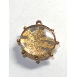 Antique gold fob