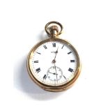 Waltham traveller pocket watch winds and ticks but no warranty given