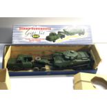 Dinky toys 698 gift set tank transporter with tank