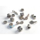 15 silver pandora charms