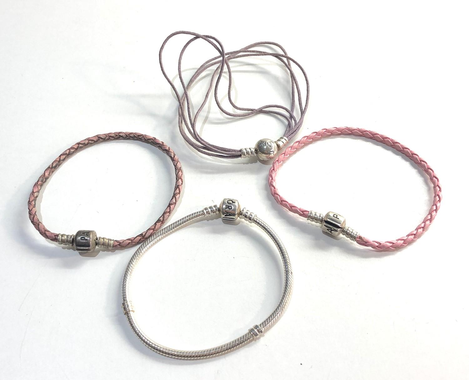 4 Pandora bracelets