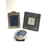 3 silver picture frames