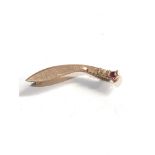 9ct gold knife brooch