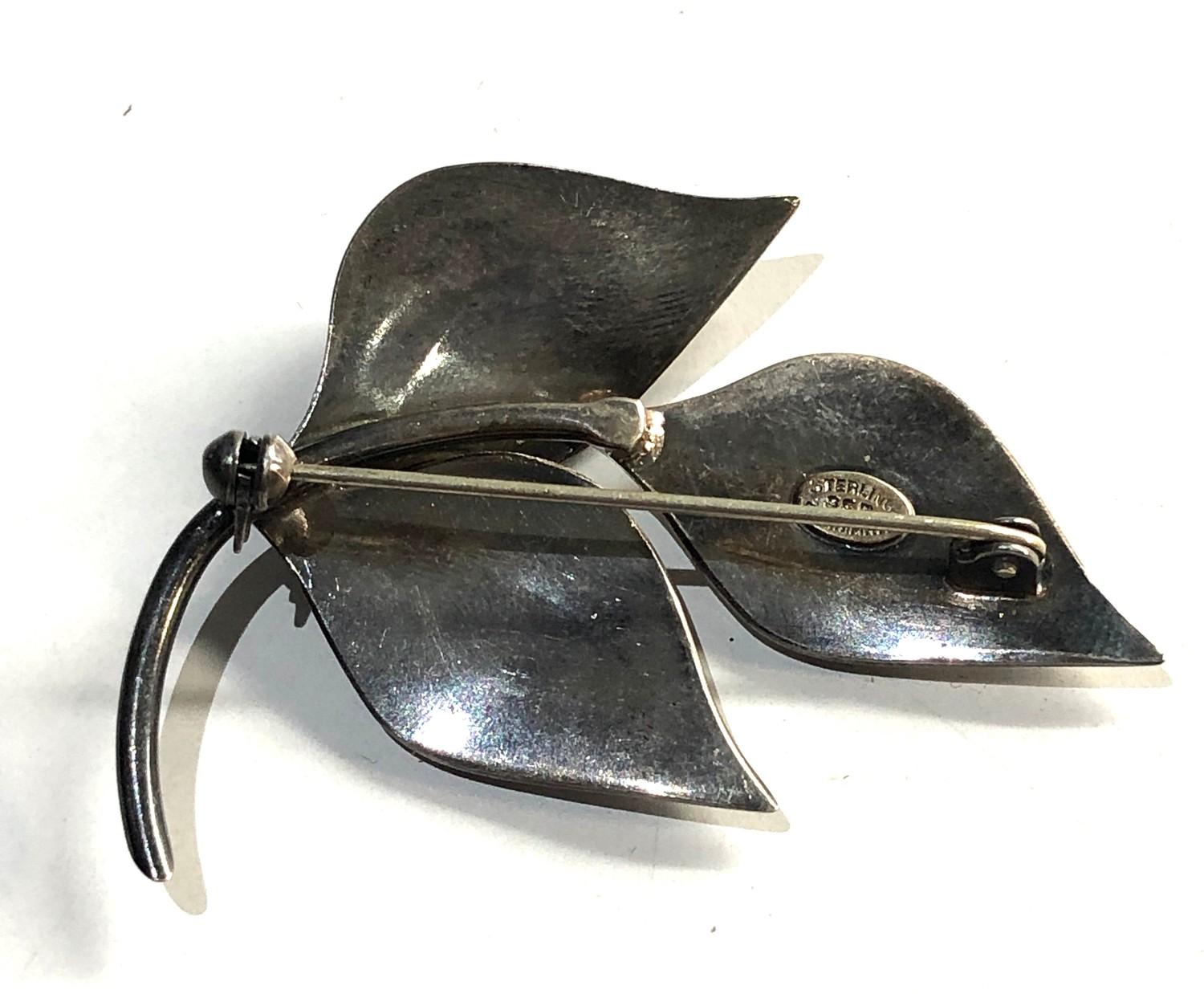 designer s christian foch silver brooch