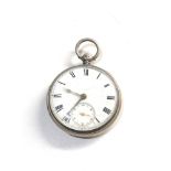 Antique silver fusee pocket watch by Jas Porter Glasgow