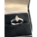 14ct diamond marquise ring size L weight approx 2g