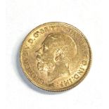 1911 gold half sovereign