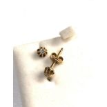 18ct gold diamond stud earrings