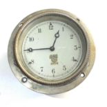 Vintage smiths car clock, Clock is missing the means to turn the hands, when wound the clock does