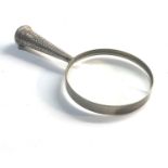 silver handle magnifying glass