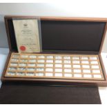 1000 years of British Monarchy 50 x Sterling Silver Proof Ingots J Pinches, each ingot weights