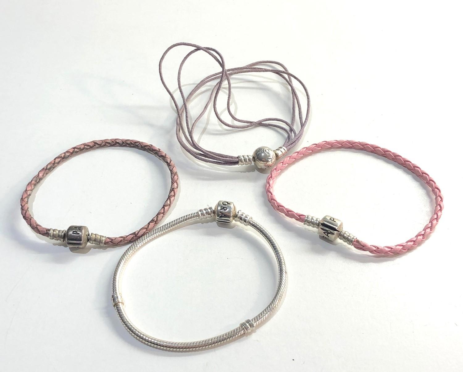4 Pandora bracelets - Image 2 of 2