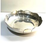 Large Italian 800 silver fruit bowl 450g