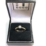 18ct gold diamond ring