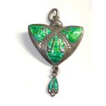 Silver & Enamel arts and crafts pendant