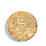 1912 gold half sovereign