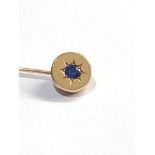 9ct gold sapphire stick pn