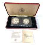 1974 Iceland silver proof commemorative coin set