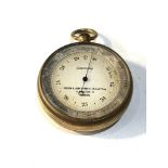 Antique compensated pocket barometer by kelvin & james white Ld & hutton 11 billiter st london looks