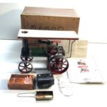 Boxed vintage Mamod Traction engine good used condition