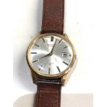 Vintage gents seiko automatic 7005 -2000 17 jewel watch is ticking but no warranty is given