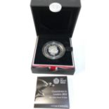 Royal mint 2012 silver proof countdown to london £5 coin c.o.a