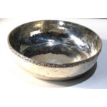 Large Chester silver fruit bowl measures approx 20cm dia height 5.5cm weight 360g