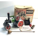 Boxed vintage Mamod steam roller S.R.1 good used condition