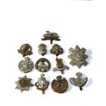 12 military cap badges