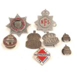 8 arp and fire service badges