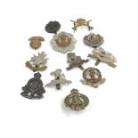 12 military cap badges