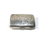 Silver cigarette case