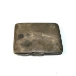 Silver cigarette case Birmingham silver hallmarks