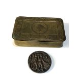 ww1 princess mary christmas tin and lusitania medal