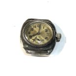 Boys size early silver rolex cushion back wristwatch p.orr & sons ltd measures approx 28mm by 28mm